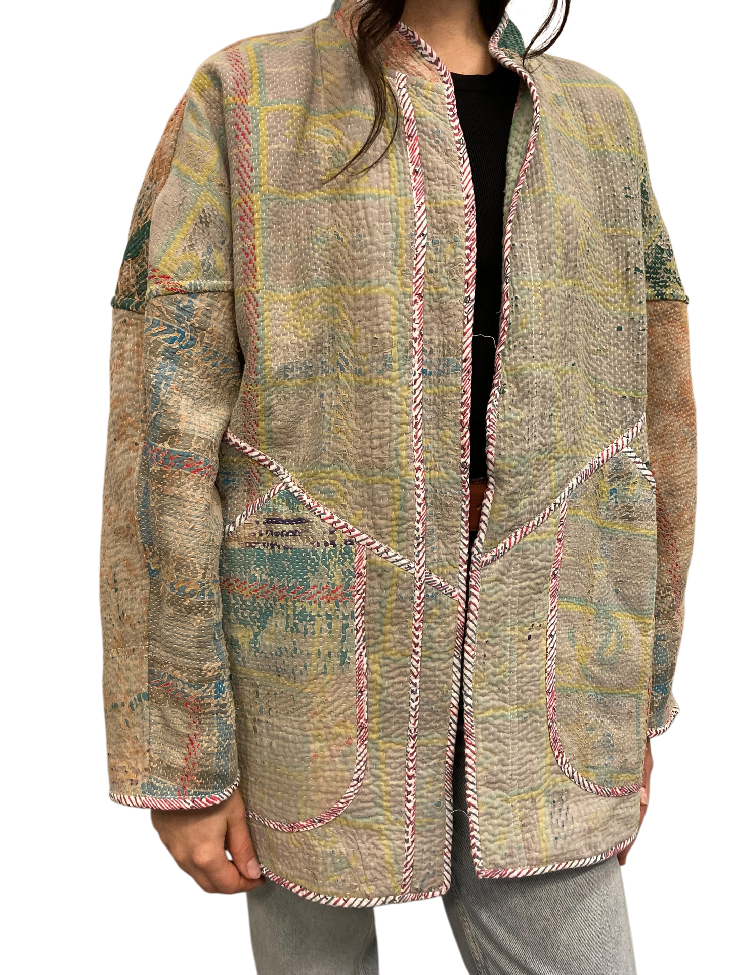 Cofur NOMA Kantha Jacket w/front pockets - One size