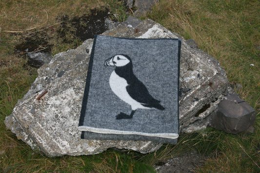 Teppi - Lundi - Hugrún (Puffin Blanket)