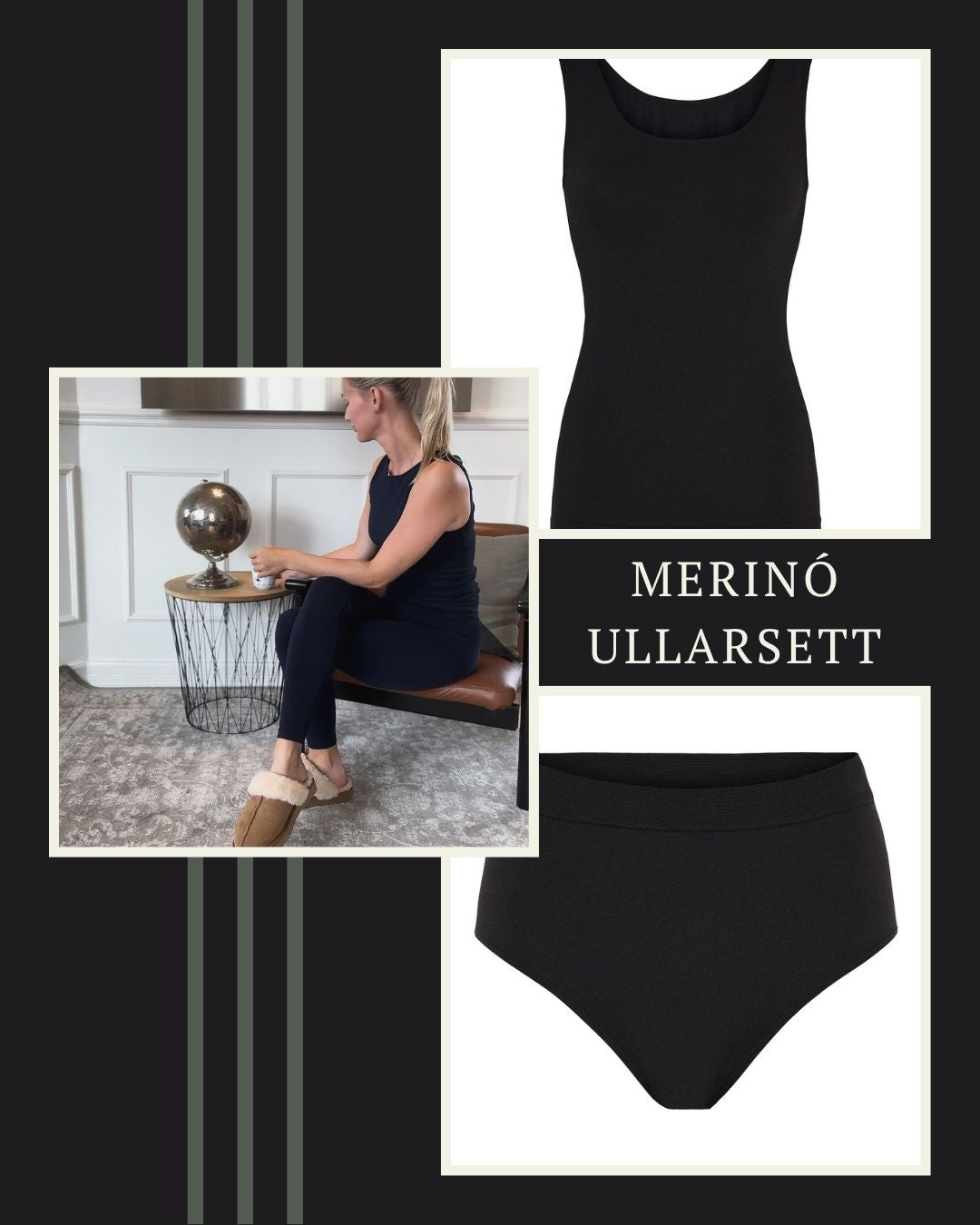 Nærfatasett -  Kittie Merinó ullarsett