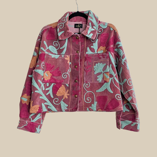 Cofur Velvet Suzani jakki