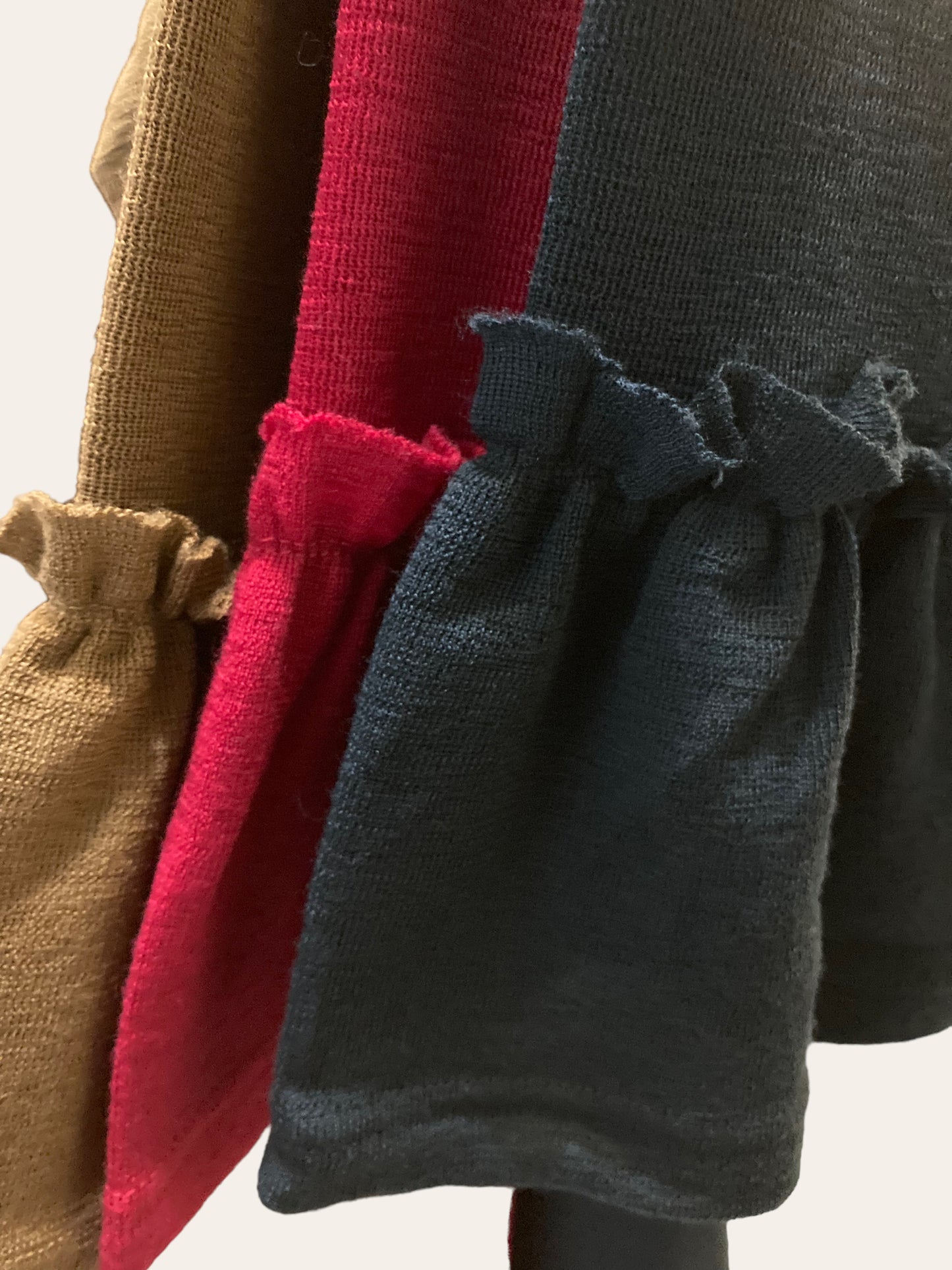 by basics (7030) – Merino Kjóll m/kvart ermum - 2 litir