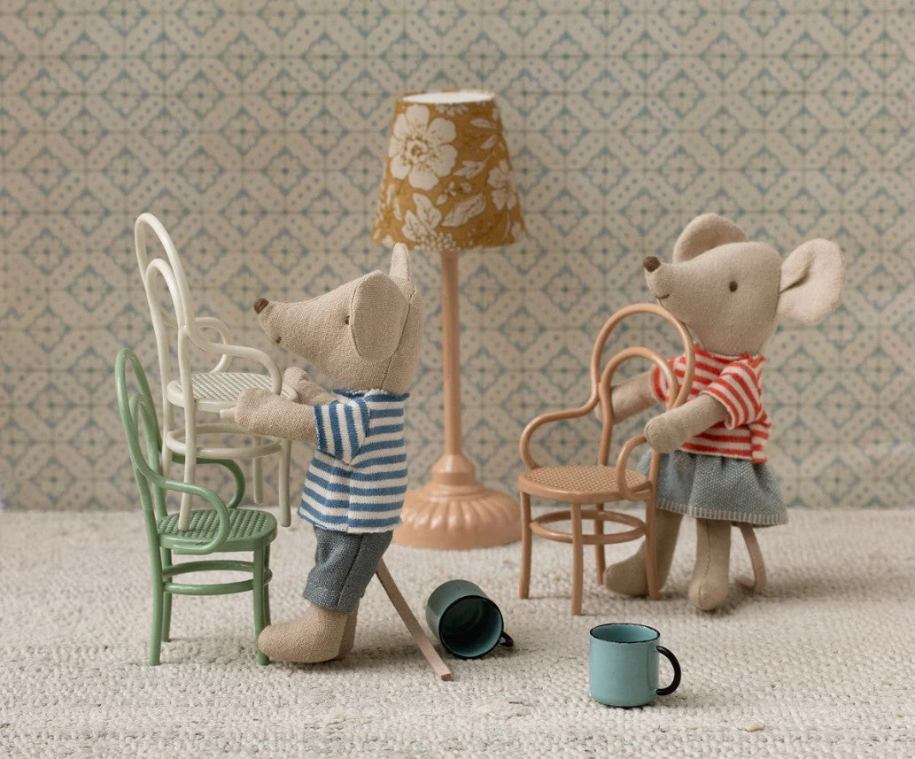 Maileg - Vintage chair - Dark powder, Mouse