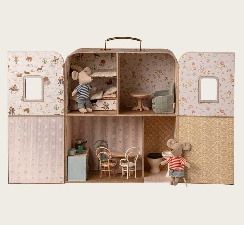 Maileg - SuitCasa, Little sister and brother