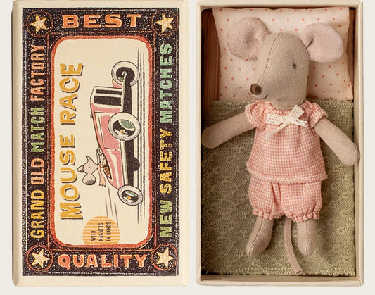 Maileg – Little sister in a Matchbox