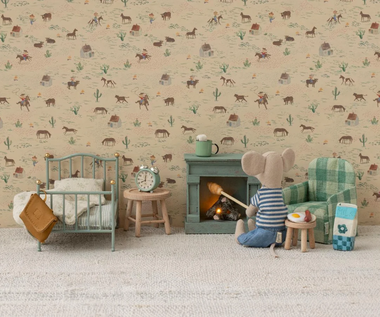 Maileg - Fireplace, mouse