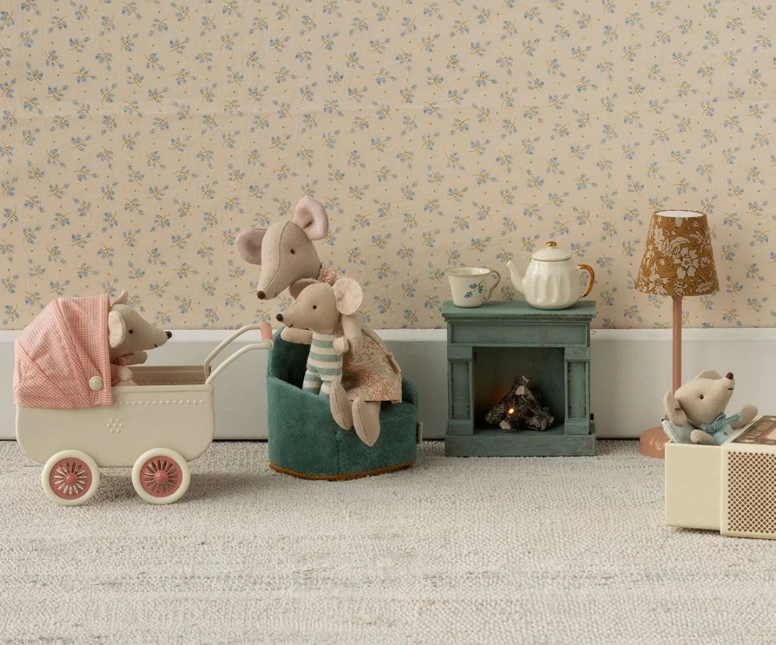 Maileg - Fireplace, mouse