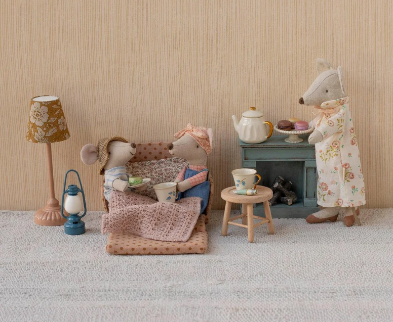 Maileg - Fireplace, mouse