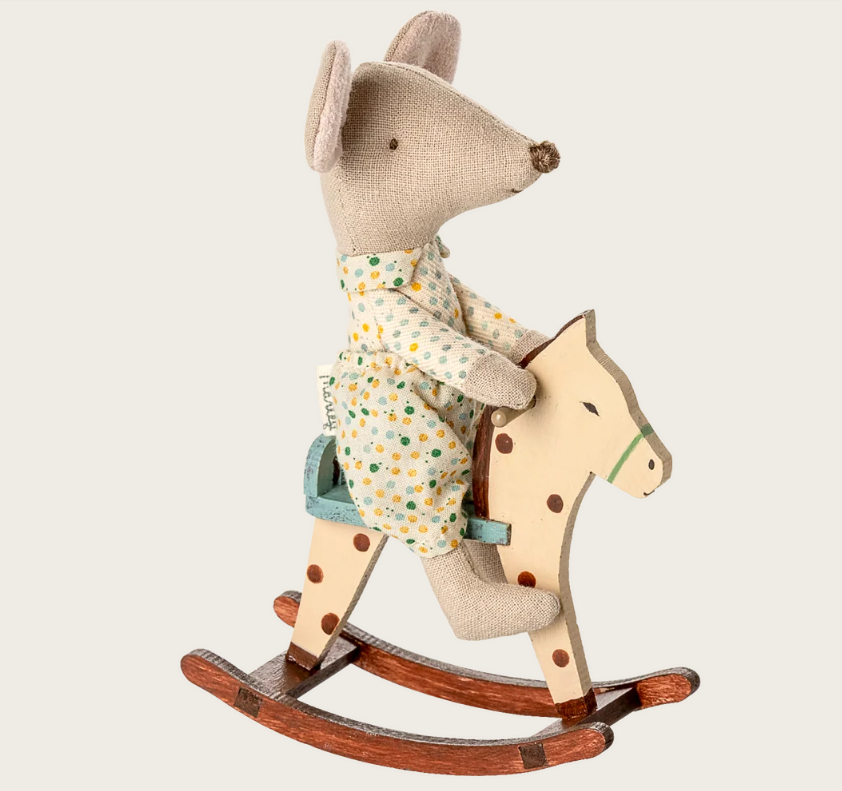 Maileg – Rocking horse,mouse