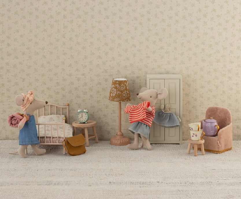 Maileg – Folding chair, mouse - Powder