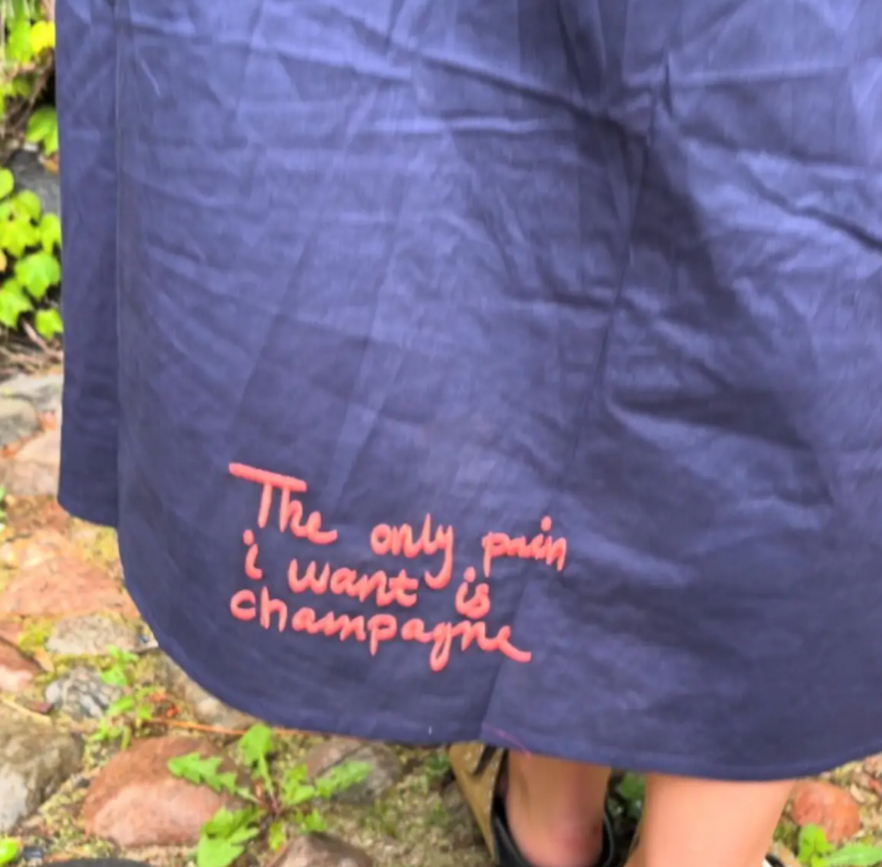 Wauw - the Champagne dress