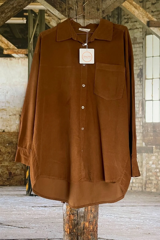 Cabana Tapia flauelis skyrta