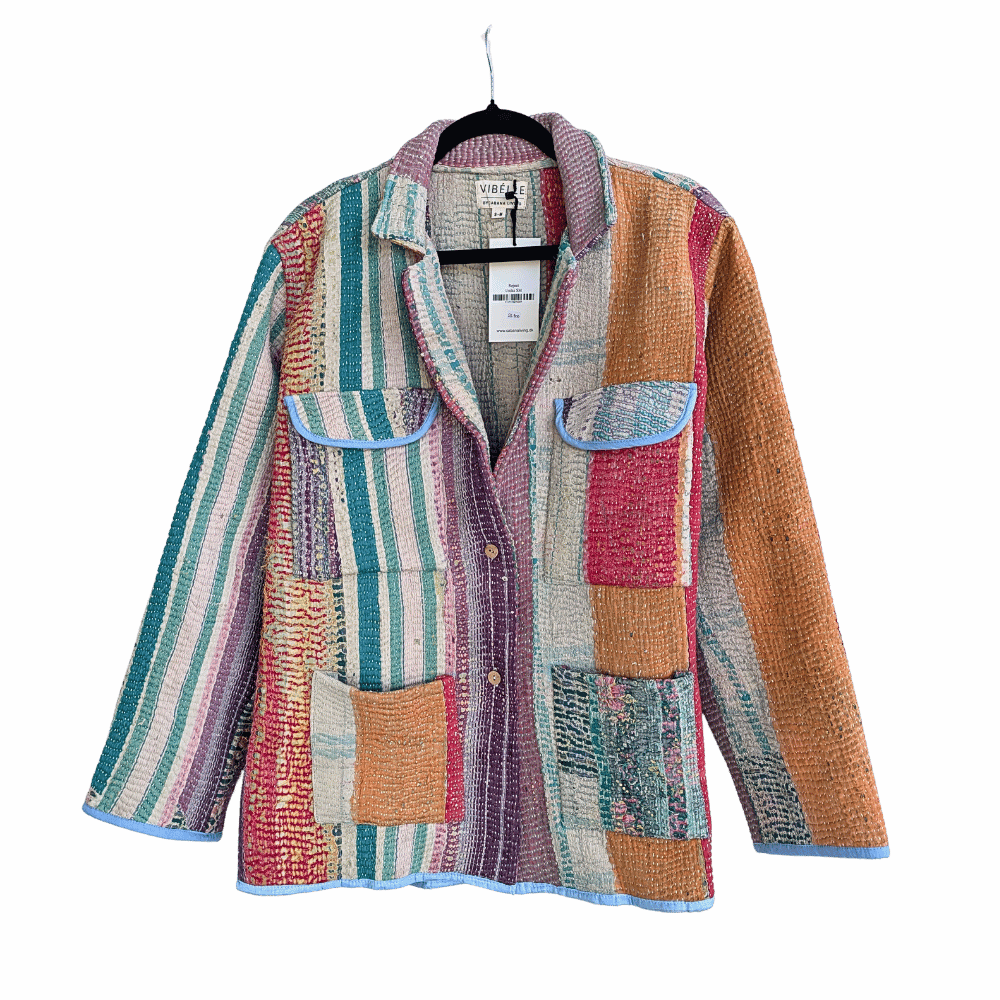 Cabana UNIKA kantha jakki - S/M - NO. 6