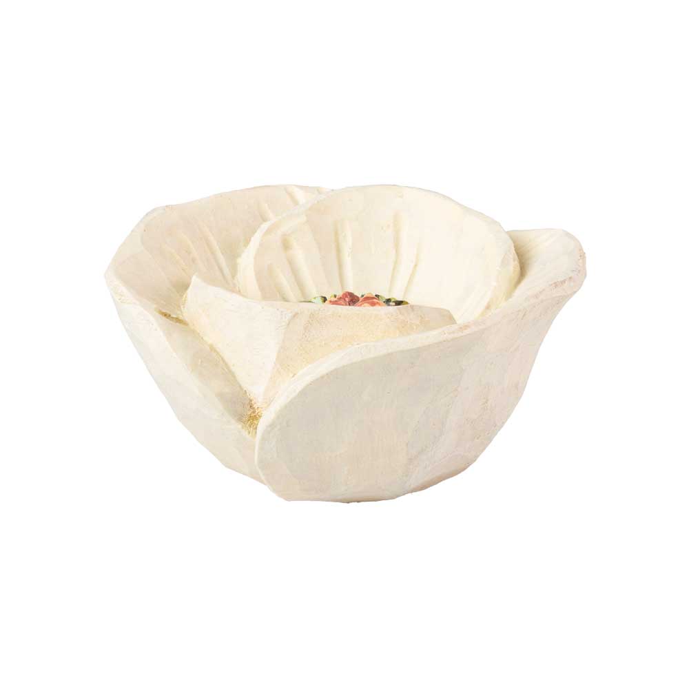 Cabinet Knob - White Poppy