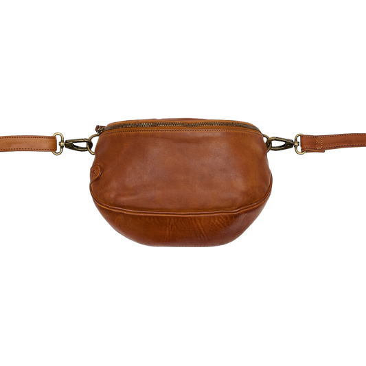 Wanda Bumbag leðurtaska – Cognac