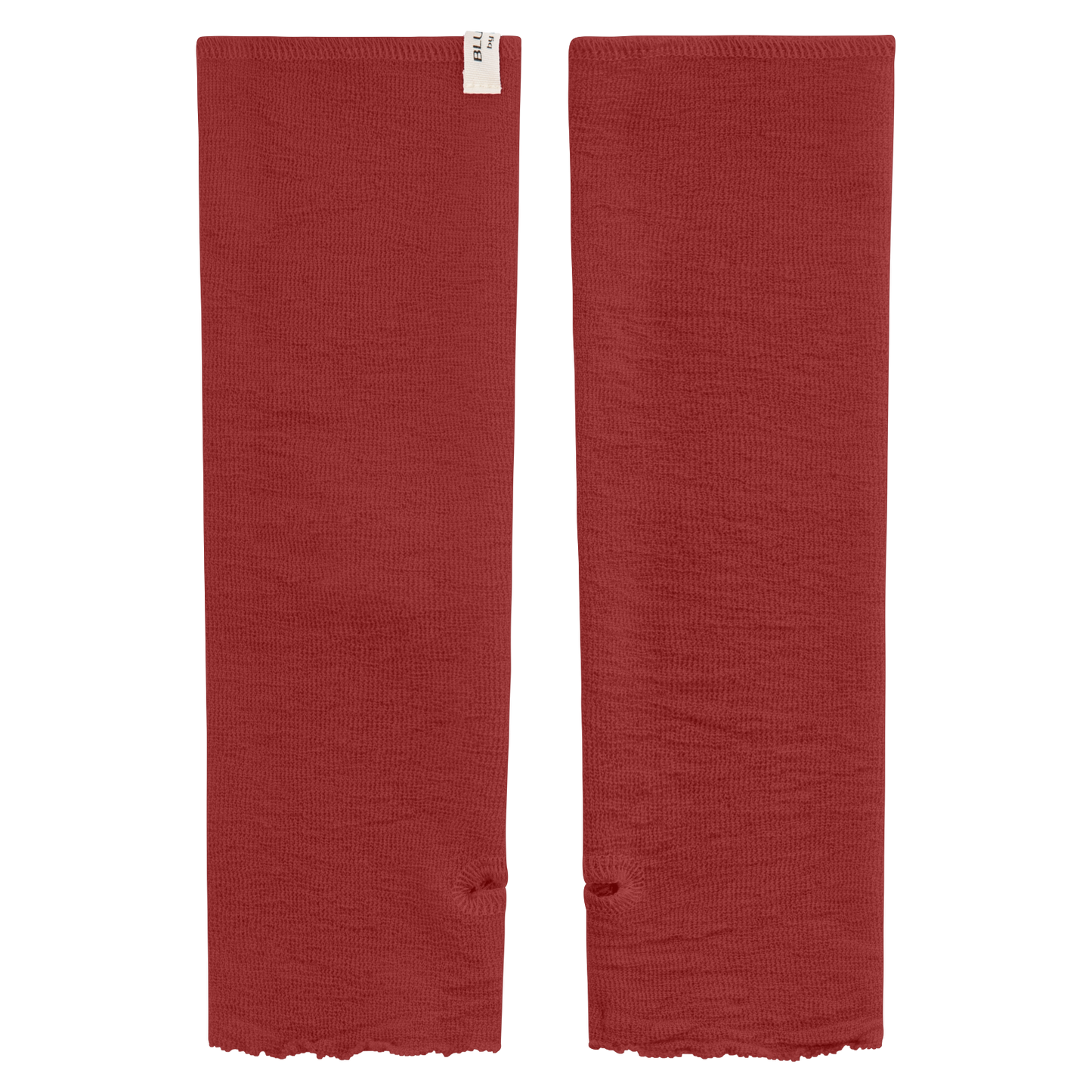 by basics – Merino handstúkur (Earth red)