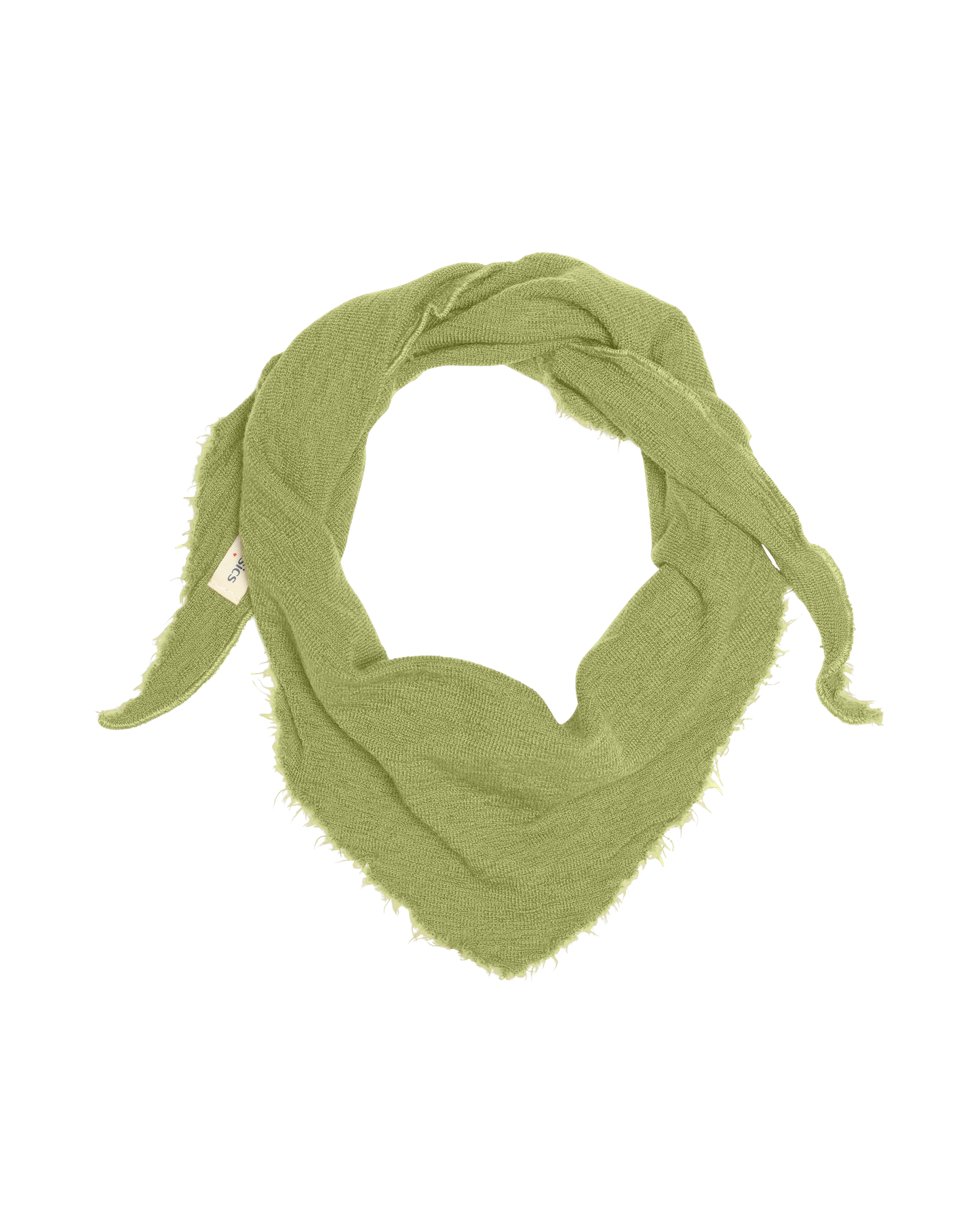 by basics – Merino klútur (Leek green)