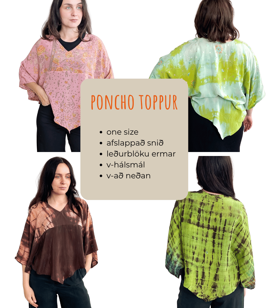 Cofur Bali Poncho toppur - One Size