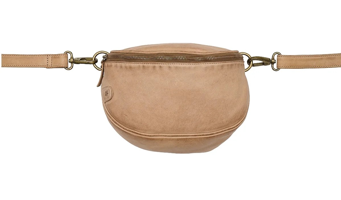 Wanda Bumbag leðurtaska – Taupe