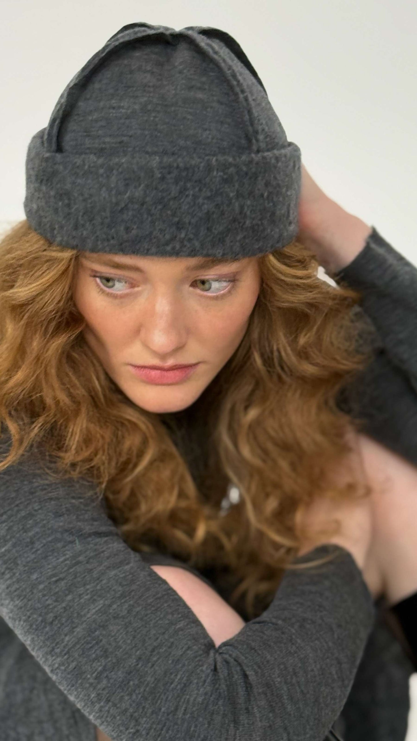 by basics (18014) – Brushed Wool Húfa -  Nokkrir litir