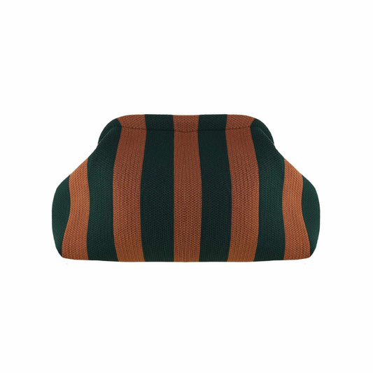 By Stær - Alba Clutch Brown/Deep Green