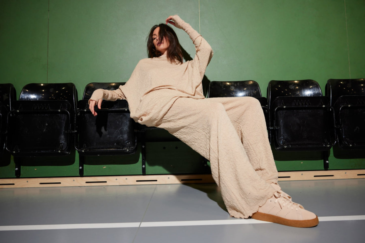 by basics (3501) – Merino bubble buxur wide