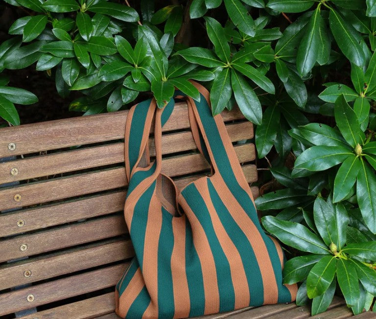 By Stær - Olivia taska Brun/Flaskegrøn