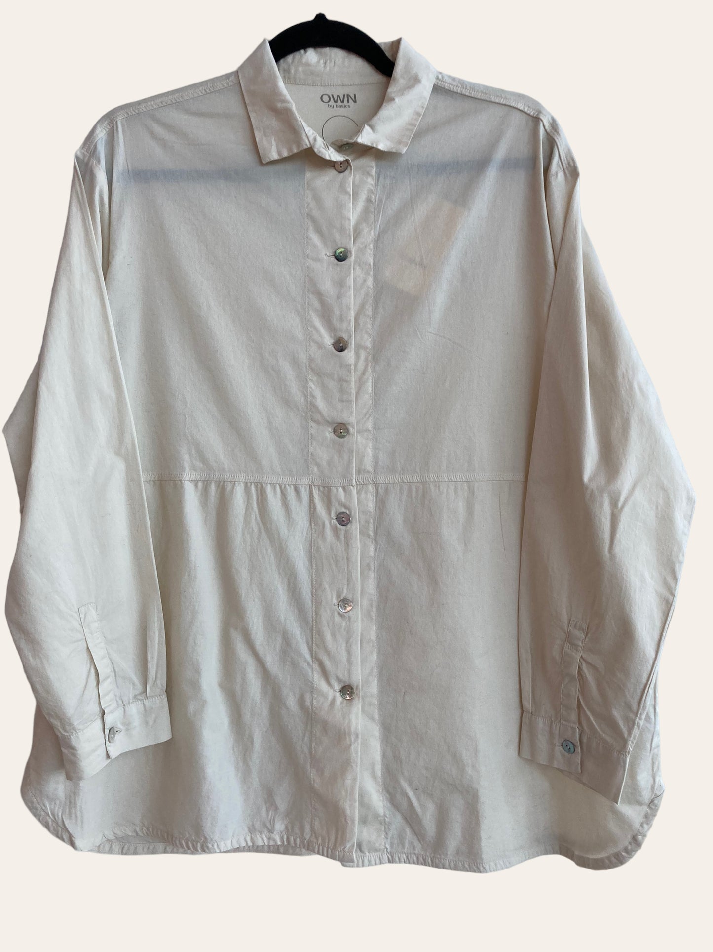 by basics – Shirt wide (Bone)