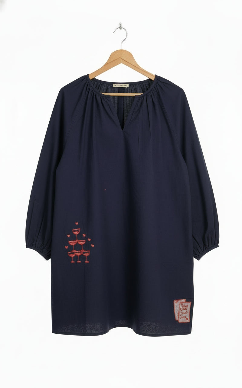 Wauw - the Champagne tunic dress