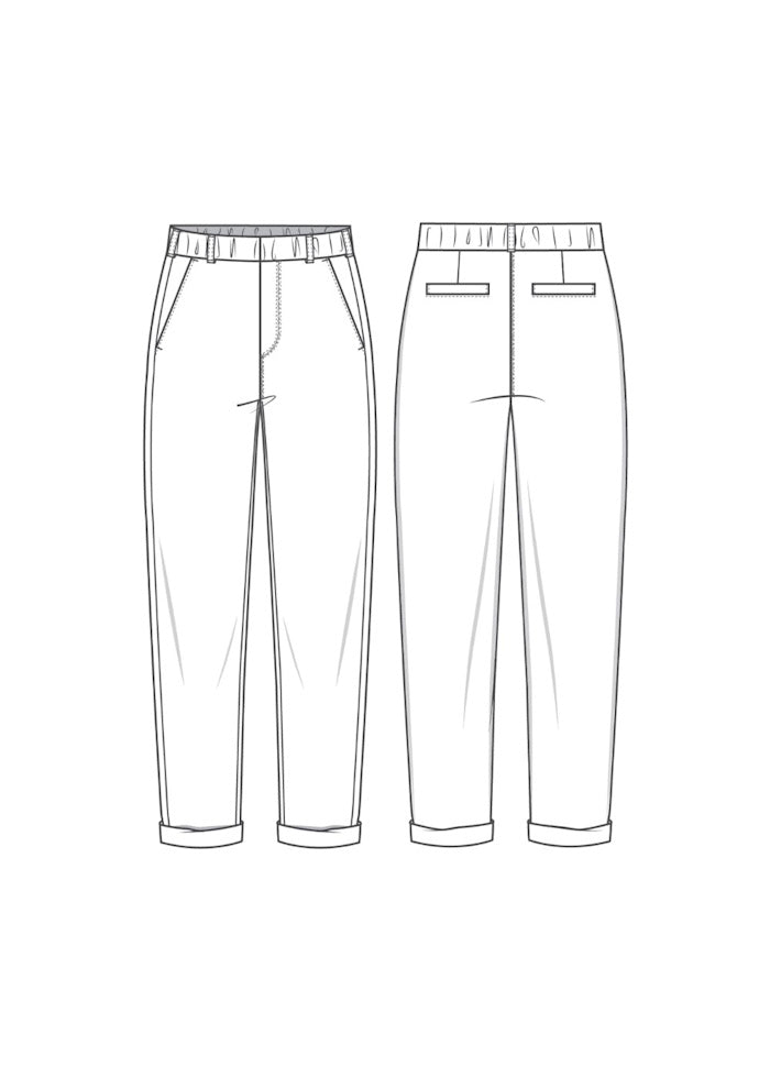 by basics (3013) - Merinó Chino Pants - 2 litir